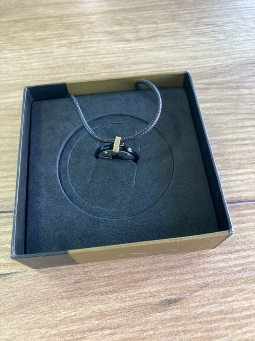 Pandantiv aur alb/galben 14k Fibo Gold