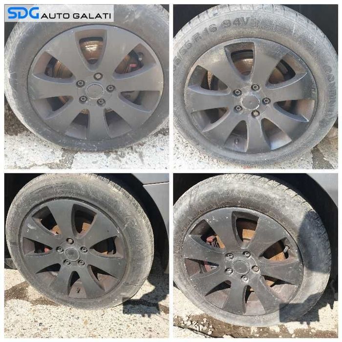 Set 4 Jante Roti Aliaj 5x112 205 55 16 R16 Audi A6 C5 1998 - 2005 [0248]