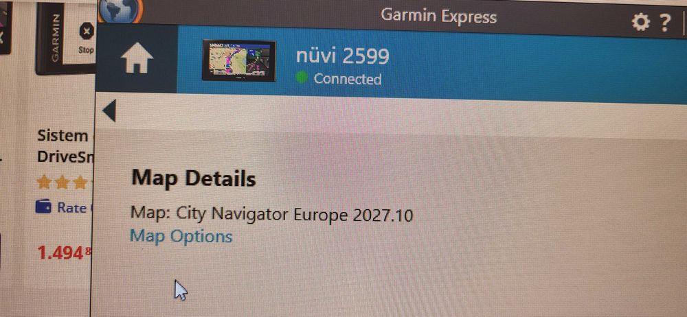 Garmin GPS Nuvi 2599 Life Pe Viata actualizare 2027.10 accesori full