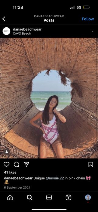 Цял бански костюм DANAE с апликация HM