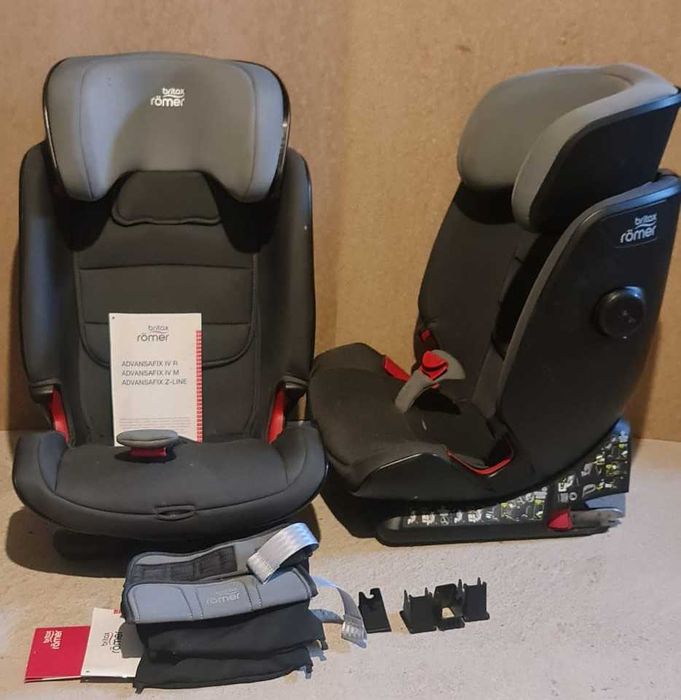 Vand 2 scaune auto Britax Romer ADVANSAFIX IV R Storm Grey, 9-36 kg