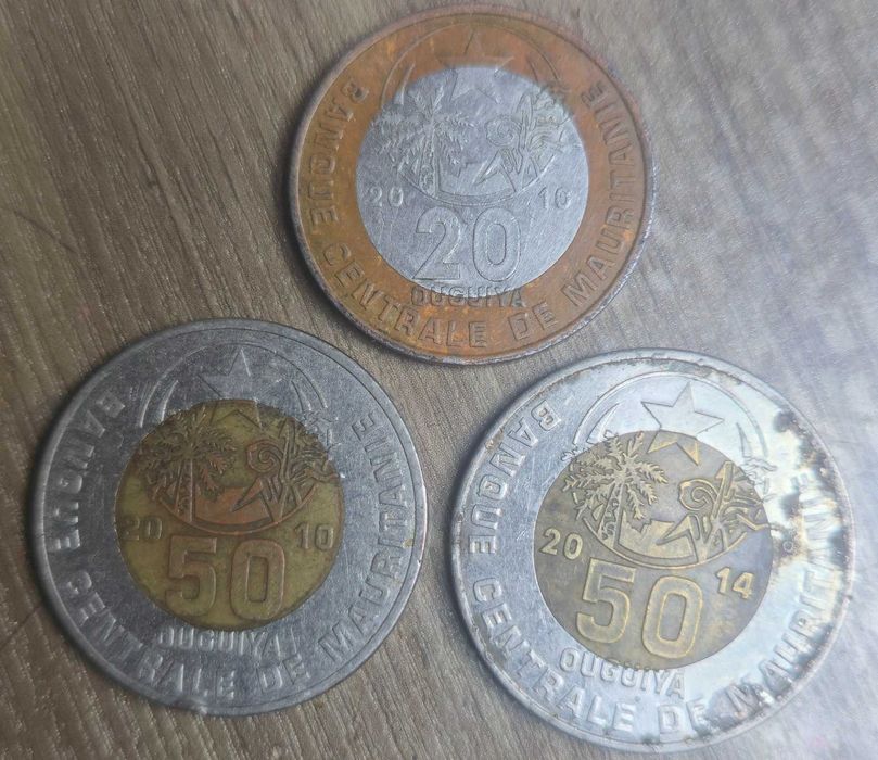 монети Мавритания 3 бр