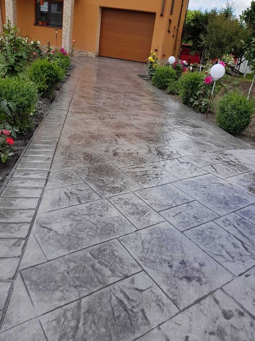 # beton amprentat si elicopterizat# pavaj din beton amprentat