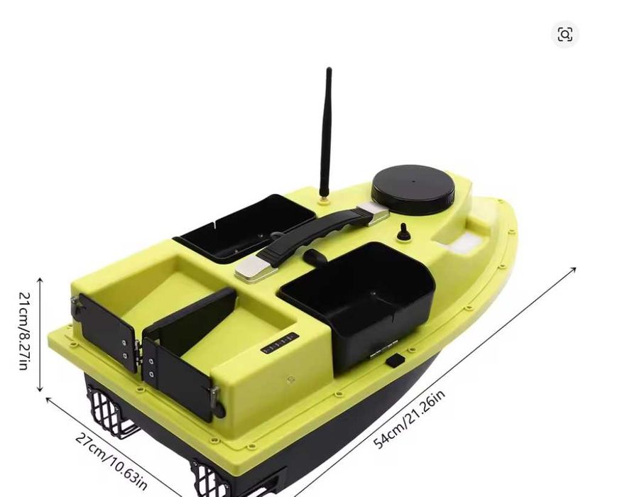 Barcă de nădit cu GPS – echipata cu Sonar Lucky FF918