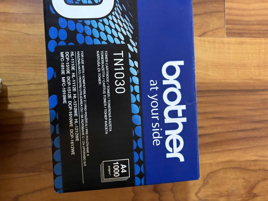 Тонер Brother TN-1030 НОВ ОРИГИНАЛЕН за Brother HL-1210W u други