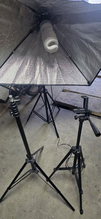 amzdeal-комлект за осветление+Комплекти стойки за фото фон Amzdeal 10