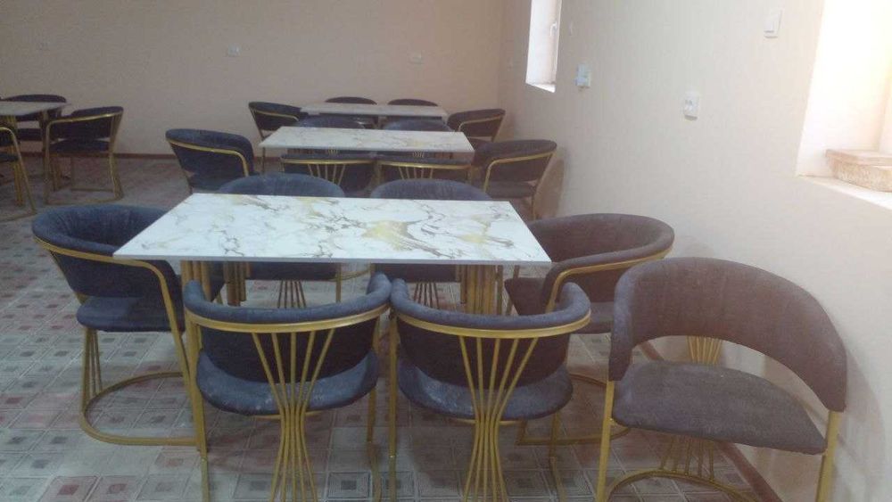 Каффе стол стуллари 10 комплек 6 кишилик пари 2млн сўм