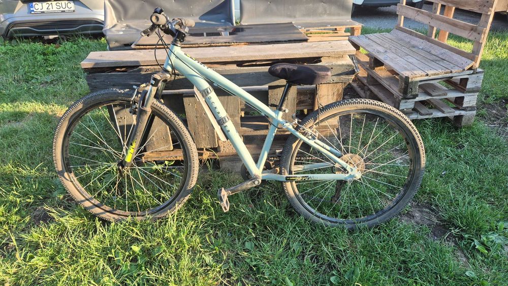 Selling a children's Rock Rider bicycle for walks in the forest and park. It's in good condition and just needs cleaning.