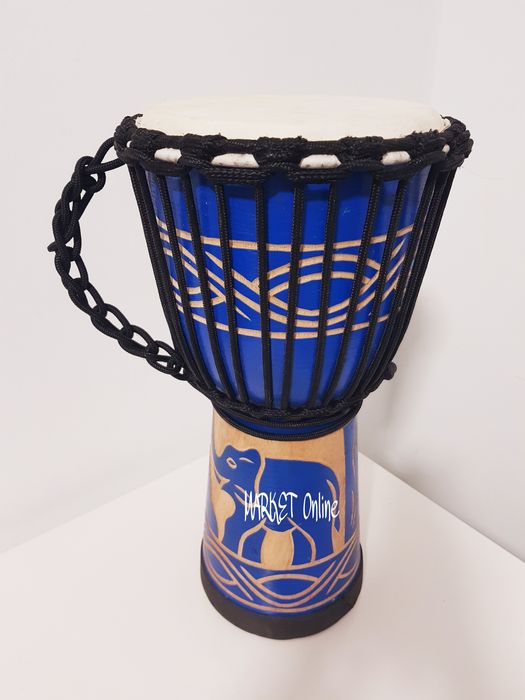 Tarabana Djembe din lemn sculptat Handmade NOU 50 CM 38 CM