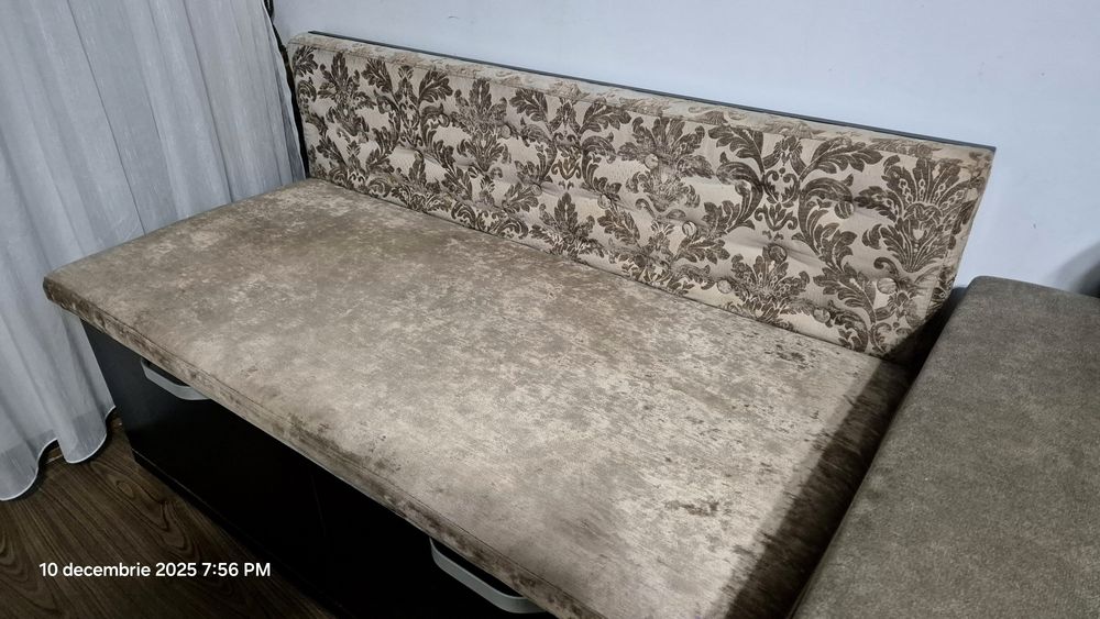 Vand canapea cu spatii de depozitare 130 x 60 cm