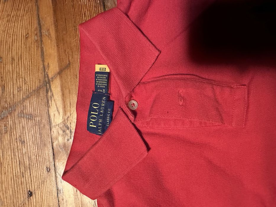 Оригинална Polo Ralph Lauren тениска XL – червена