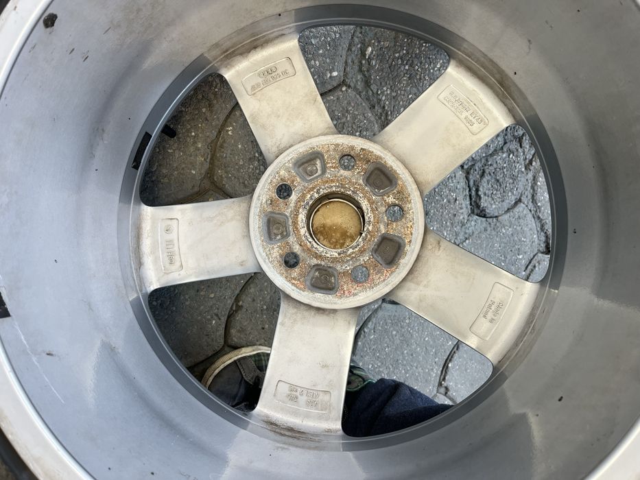 Jante aliaj 5x112mm, anvelope vara 225/40 R18 Audi A3, A4, A6, VW, Seat  Skoda