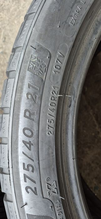 4 anvelope iarna Michelin,fata 275/40/21,spate 305/35/21,dot 2020-2025.Pretul este pe bucata.