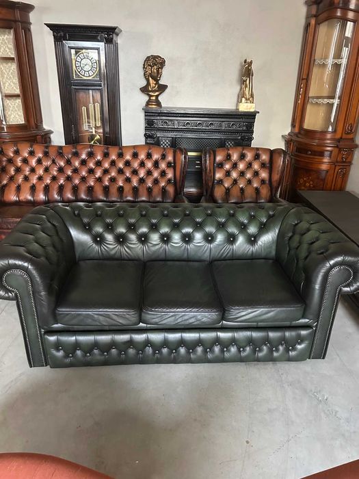 Canapea Chesterfield/3 locuri/Extensibila!