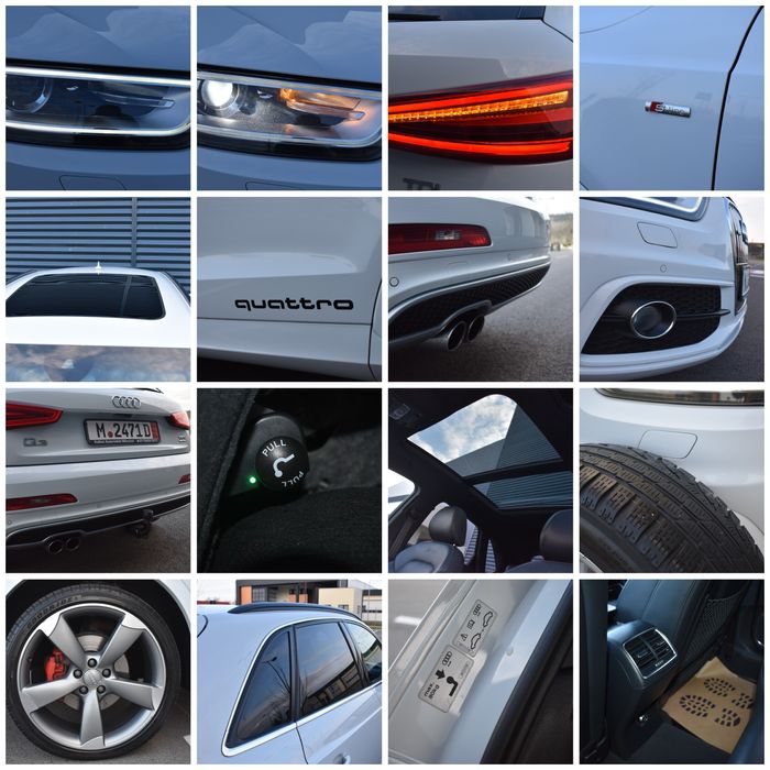 AUDI Q3 • 3xS-LINE • QUATTRO 4x4 • AUTOMAT •2.0 tdi 177cp • DIESEL