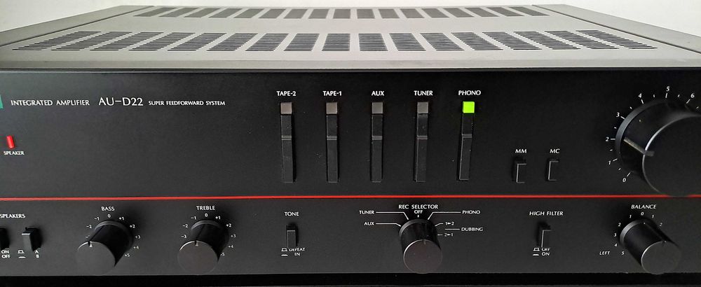 Linie Audio Sansui AU-D22 + Tuner – Super Feedforward – Stare de Muzeu