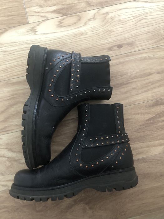 Кожаные челси