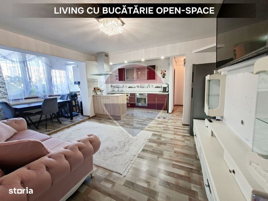 APARTAMENT - 3 camere, central, etaj 2 - DE VANZARE