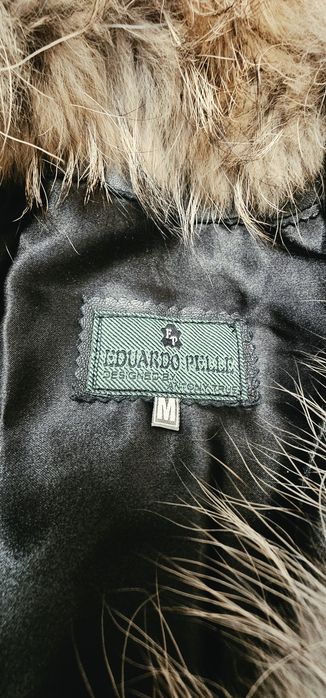 Geacă damă din piele naturală cu blană naturală  Vulpe,M M