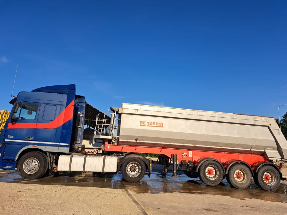 Vând ansamblu Daf XF105 an 2012 cu semiremorca basculabila RENDES an 2002