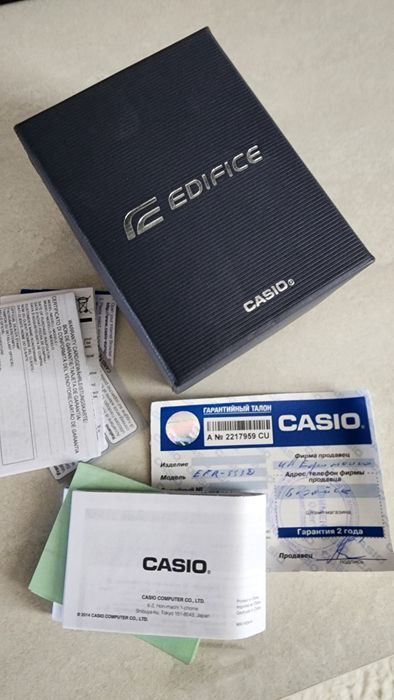 Часы CASIO original 100% !  Хронограф.