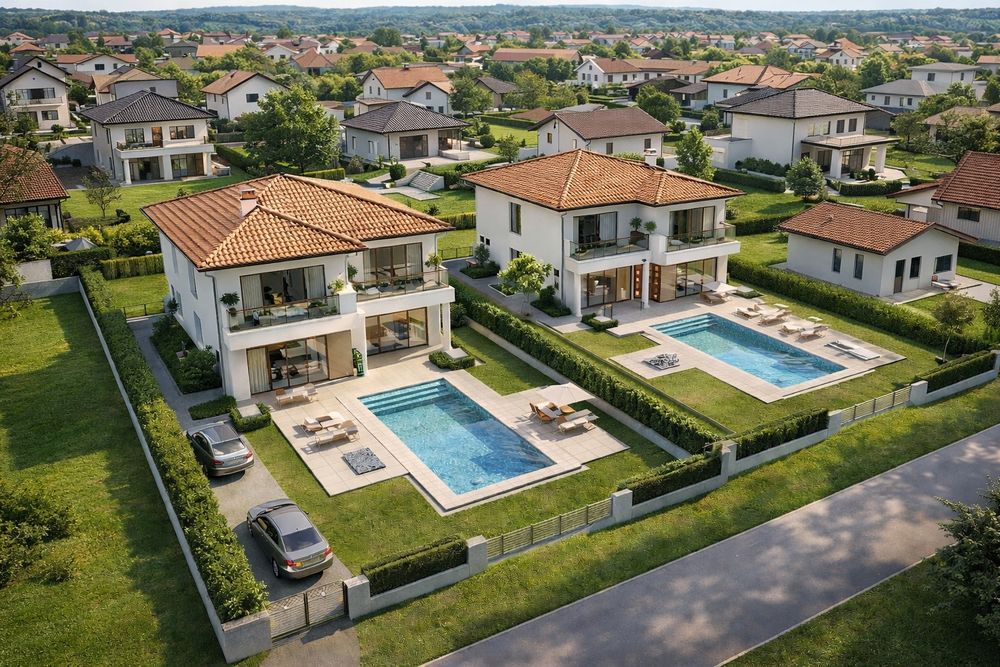 Teren premium Vișan – Bârnova  1372 mp P+2E  Ideal vile rezidențial