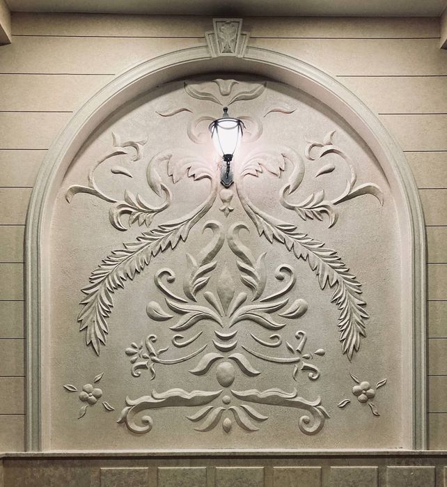 Rassom Рассом. Художник барельеф роспись стень