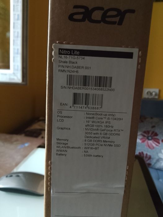 Aser Nitro Lite NL16