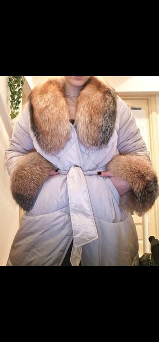 Geaca de fas cu blana naturala