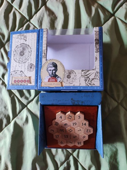 Дървен 3D пъзел Professor Puzzle - Цифрите на Аристотел