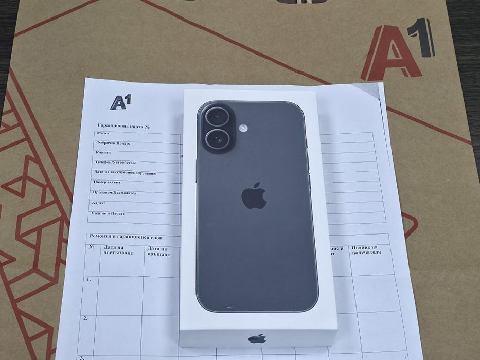 КАТО НОВ 256GB iPhone 17 Гаранция A1 Black | Черен