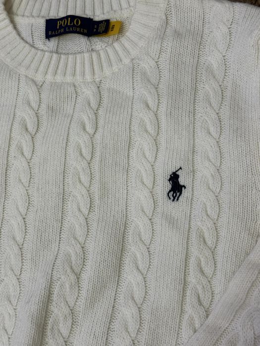 Pulover Ralph Lauren Alb Marimea S