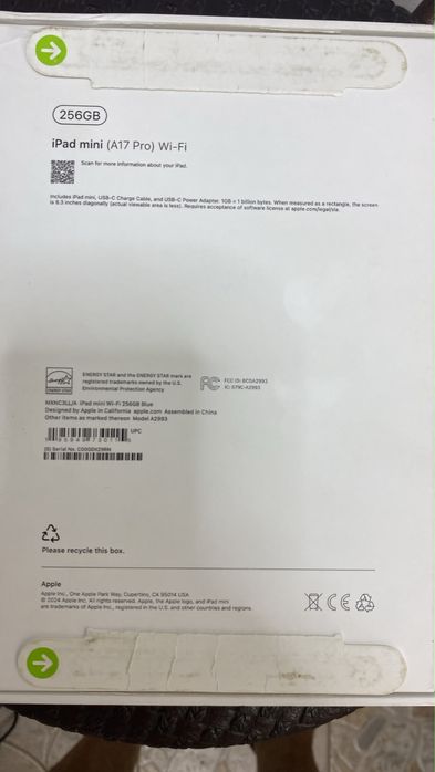 Ipad mini 7 256 99%