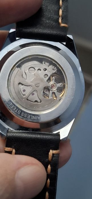 PATERSON automatic.Ceas de mînă bărbătesc cu curea din piele naturală