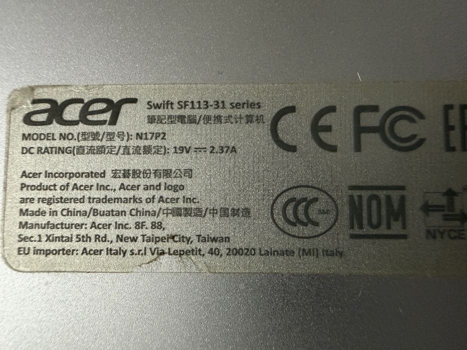 Продам ноутбук Acer