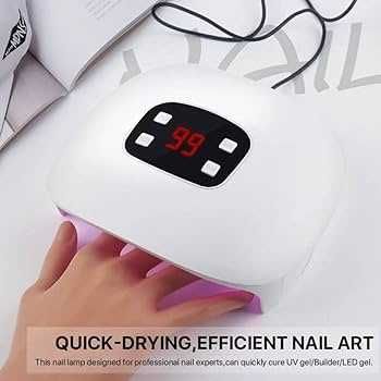 60W Мощна UV/LED лампа,печка за маникюр,педикюр,нокти