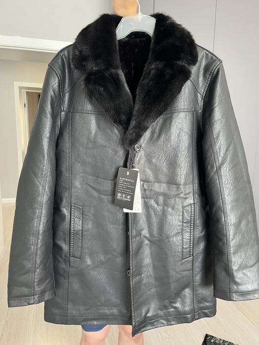 Дубленка кожа 52размер