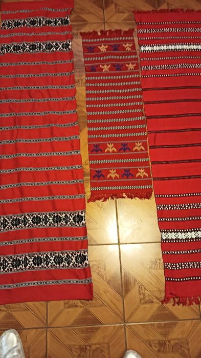 Stergare tradiționale românești din lana țesută in casa