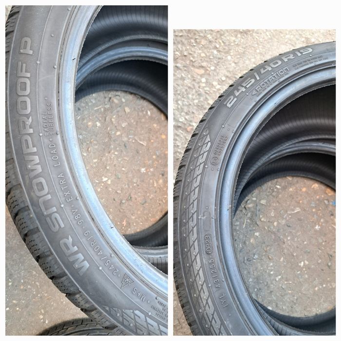 Anvelope desperecheate 245/40 R19 Nokian și 225/55 R17 Pirelli