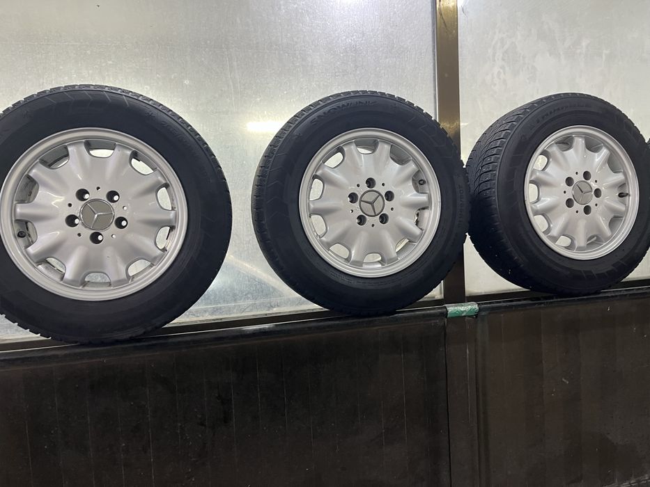 Диски с резиной на мерседес