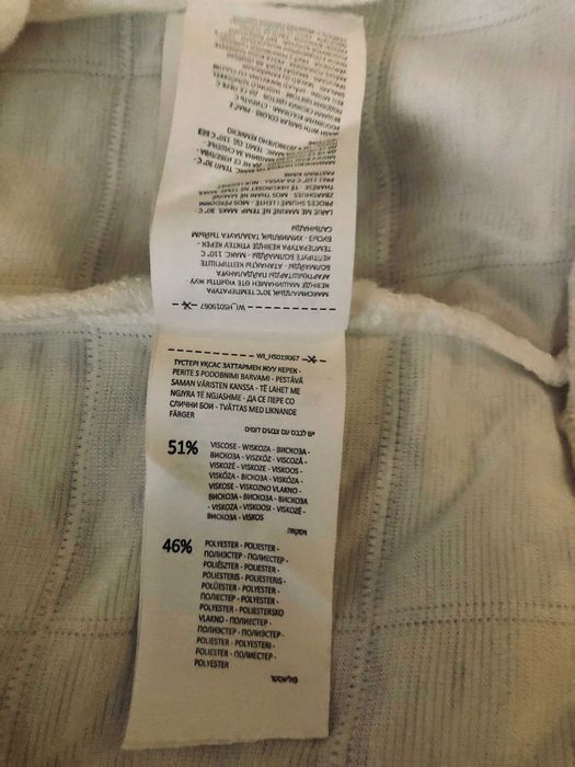 Hanorac alb matlasat NOU - House Brand marime L fete femei