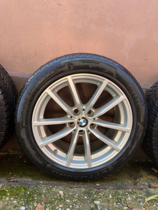 Set roti originale BMW Style 778 de iarna + anvelope PREMIUM Goodyear/Pirelli ca noi + runflat