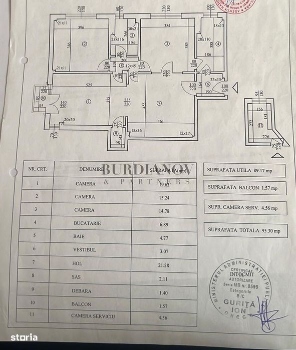 Apartament cu 4 camere - Calea Călărașilor - Metrou Piața Muncii
