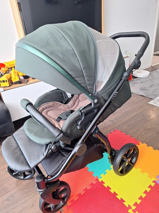 Количка Tutis uno 3+ Pistachio и столче за кола Cybex Aton 5