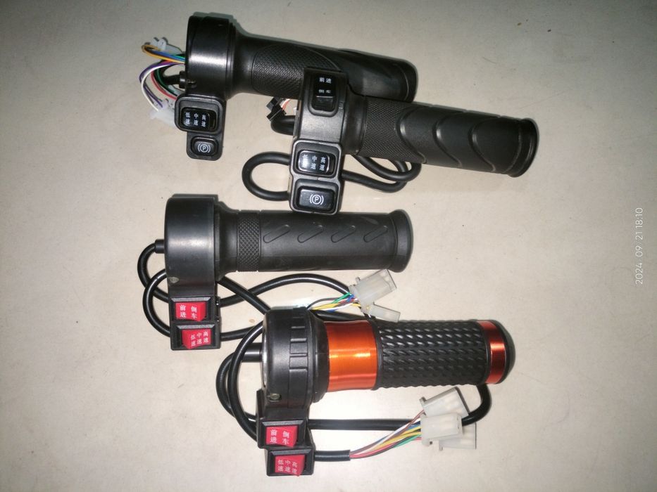 Ручки газа электрическая для электроскутера и трёхколёсные грузовичка