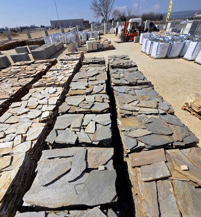 гнайс облицовка тикли камък плочи естествен натурален декоративен