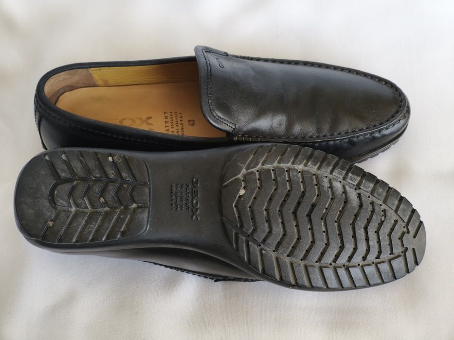 Geox, мъжки мокасини естествена кожа, номер 43