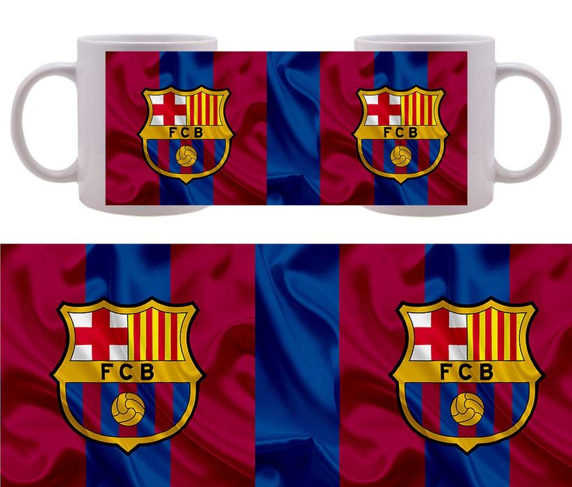 Чаша с емблемата на ФК "Барселона"