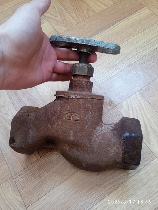 Чугунный запорный вентиль ду50