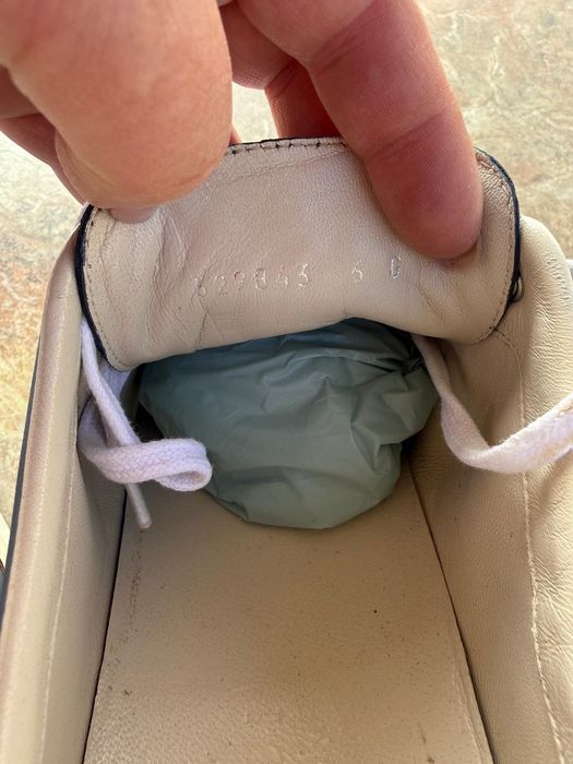 GUCCI incaltaminte, sneakers piele marimea 40 / 40.5 ( 6 UK ) interior 26 cm, culoare albastru